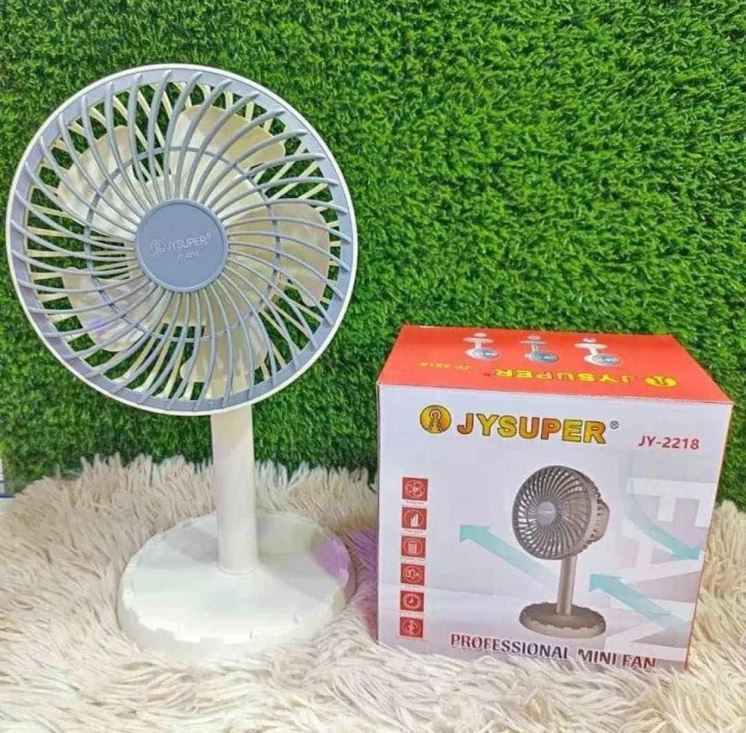 JYSUPER Rechargeable Portable Mini Table Fan - JY-2218