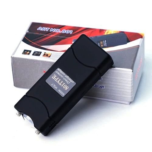 High Voltage Electric Shock Device+LED Flash Light for Self Defence (801 Type)