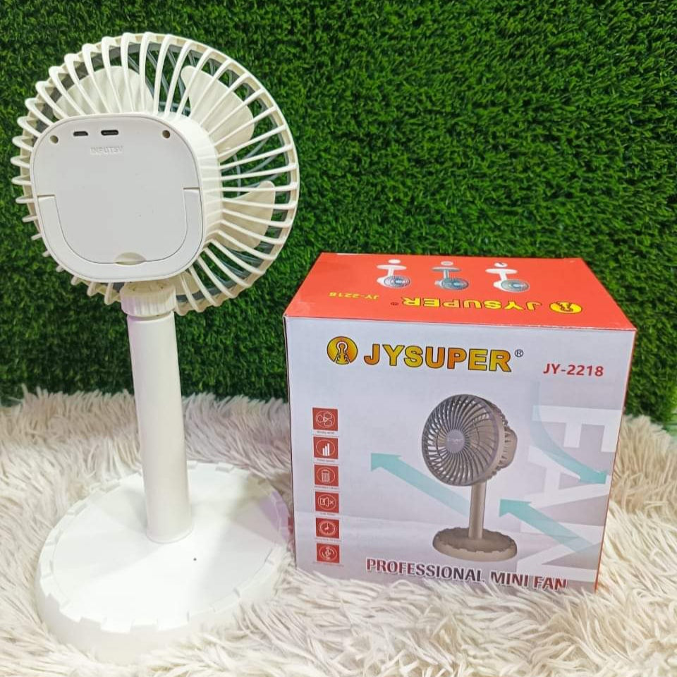 JYSUPER Rechargeable Portable Mini Table Fan - JY-2218