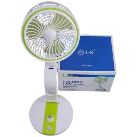 USB Rechargeable Folding Fan with LED Light
