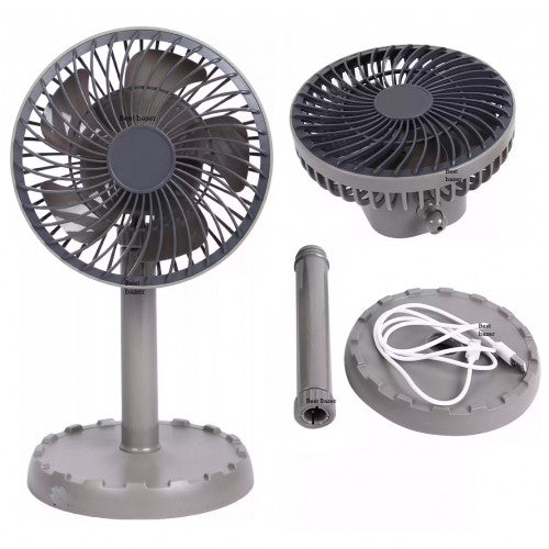 JYSUPER Rechargeable Portable Mini Table Fan - JY-2218
