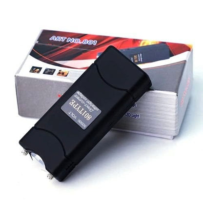 High Voltage Electric Shock Device+LED Flash Light for Self Defence (801 Type)