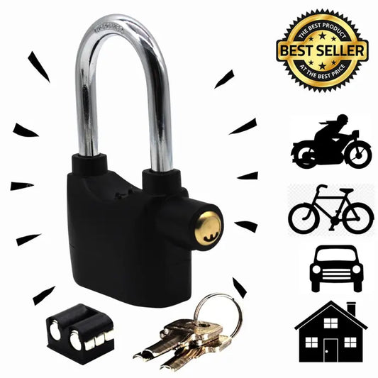 Smart Security Alarm Lock (Big Size) সাথে ৬ পিস বেটারী ফ্রি