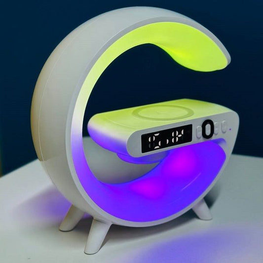 ✅100% অরিজিনাল G63 Smart Light Wireless RGB Charger Table Lamp With Speaker